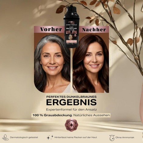 БОЯ ЗА КОСА SOFTTOPLUS EXPERT WOMAN DARK BROWN – ТЪМНО КАФЯВА, 10 Минутна 400ml